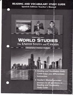 World Studies: the United States and Canada 9780131280465