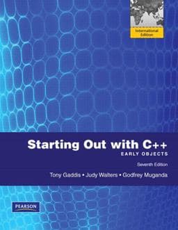 Starting Out with C++ 9780131377141