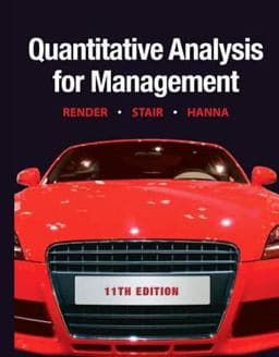 Quantitative Analysis for Management 9780132149112