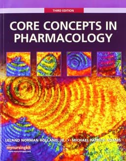 Core Concepts in Pharmacology with Student Workbook and Resource Guide 9780132178549