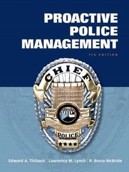 Proactive Police Management 9780132193689
