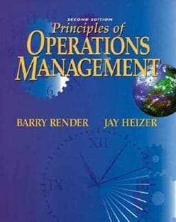 Principles of Operations Management 9780132567367