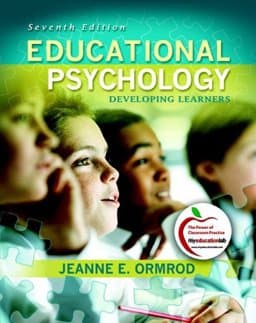 Educational Psychology - Developing Learners 9780132610766