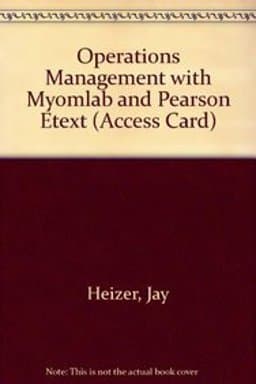 Operations Management 9780132753845