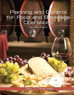 Planning and Control for Food and Beverage Operations 9780133097276
