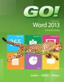 GO! with Microsoft Word 2013 Introductory 9780133417340