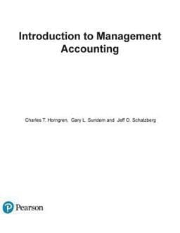 Introduction to Management Accounting 9780133557824