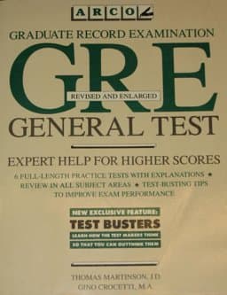 GRE - Graduate Record Examination General (Aptitude) Test 9780133635324