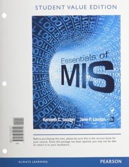 Essentials of MIS, Student Value Edition 9780133741315