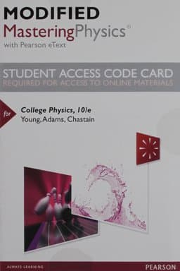 Modified Masteringphysics with Pearson Etext -- Standalone Access Card -- for College Physics 9780133858006
