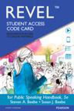 For Public Speaking Handbook 9780133922615