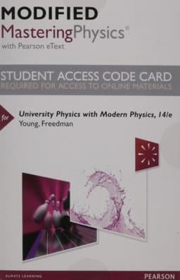 Modified Masteringphysics with Pearson Etext -- Standalone Access Card -- for University Physics with Modern Physics 9780133979398