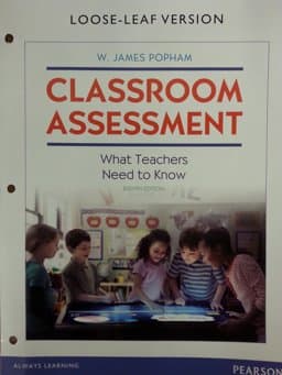 Classroom Assessment 9780134053868