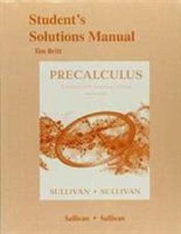 Student's Solutions Manual for Precalculus Enhanced with Graphing Utilites 9780134120218