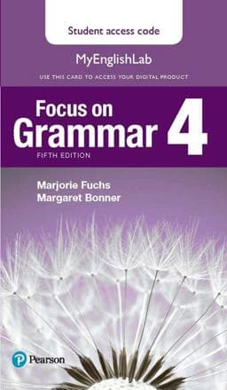 Focus on Grammar 4 MyEnglishLab Access Code Card 9780134132815
