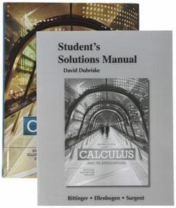 Calculus and Its Applications; Student Solutions Manual; MyMathLab Inside Star Sticker 9780134195353