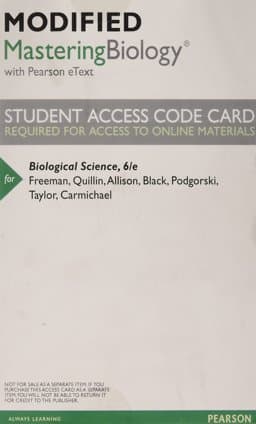 Biological Science 9780134261973