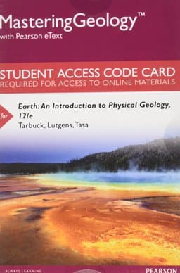 MasteringGeology with Pearson EText -- Standalone Access Card -- for Earth 9780134288246