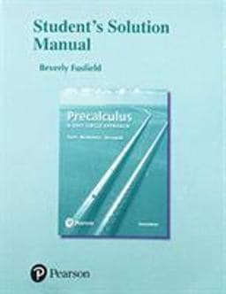 Student Solutions Manual for Precalculus 9780134438467