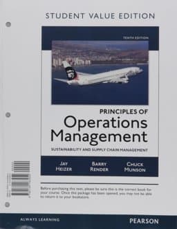 Principles of Operations Management 9780134467283