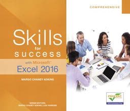 Skills for Success with Microsoft Excel 2016 Comprehensive 9780134479507