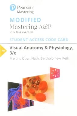 Modified Mastering a&P with Pearson EText -- Standalone Access Card -- for Visual Anatomy and Physiology 9780134509075
