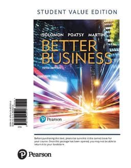 Better Business, Student Value Edition 9780134525013