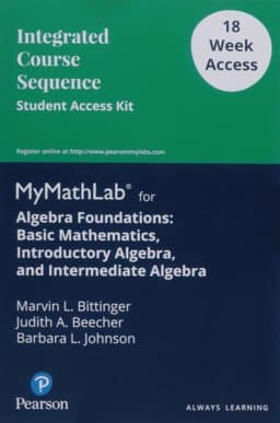 Algebra Foundations 9780134583846