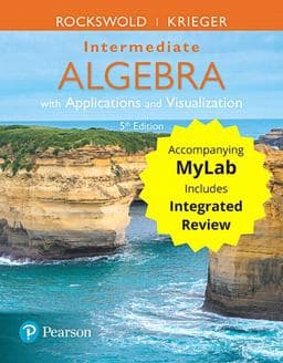 Intermediate Algebra with Applications and Visualization with Integrated Review Plus MyMathLab -- Title-Specific Access Card Package 9780134786186