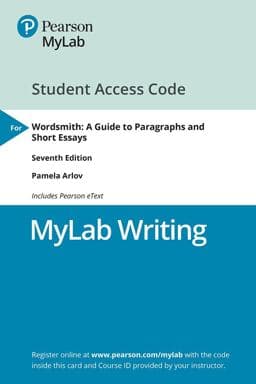 MyLab Writing with Pearson EText Access Code for Wordsmith 9780134807973