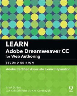 Learn Adobe Dreamweaver CC for Web Authoring 9780134892658