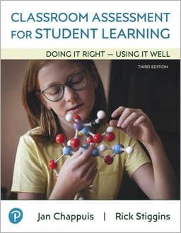 Classroom Assessment for Student Learning 9780134899169