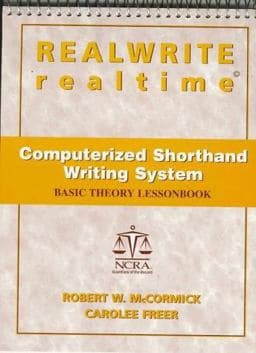 REALWRITE/realtime Computerized Shorthand Writing System 9780134900049