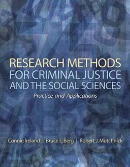 Research Methods for Criminal Justice and the Social Sciences 9780135018774