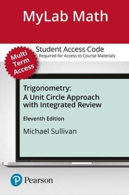 MyLab Math with Pearson EText -- 24-Month Standalone Access Card -- for Trigonometry 9780135189719