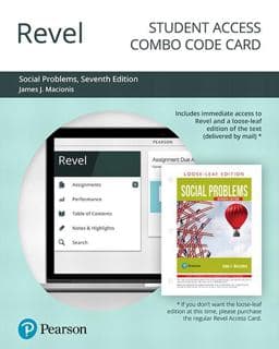 Revel for Social Problems -- Combo Access Card 9780135212332