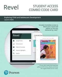 Revel for Exploring Child and Adolescent Development-- Combo Access Card 9780135233184