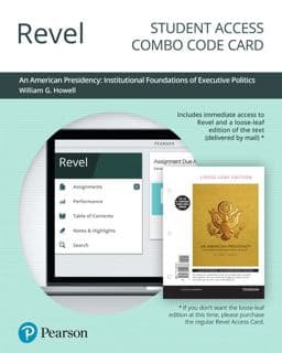 Revel for An American Presidency -- Student Access Combo Code Card 9780135281994