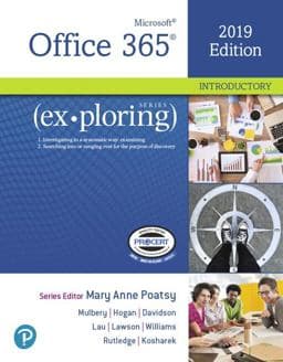 Exploring Microsoft Office 2019 Introductory 9780135402542