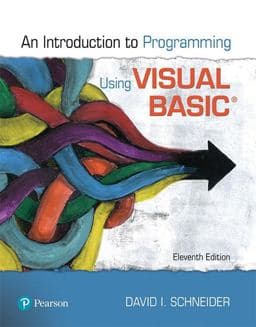 Introduction to Programming Using Visual Basic 9780135416037