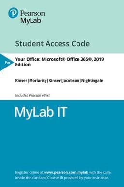 MyLab IT with Pearson EText -- Access Card -- for Your Office 9780135440346