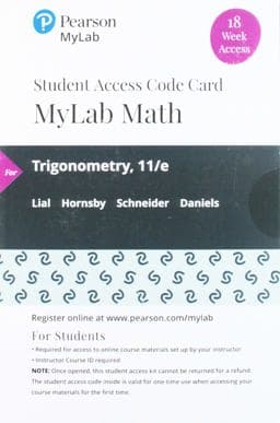 MyLab Math with Pearson EText -- 18 Week Standalone Access Card -- for Trigonometry 9780135909072