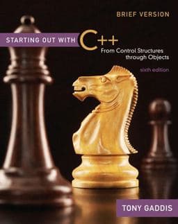 Starting Out with C++ 9780136022534