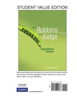 Organizational Behavior 9780136124368
