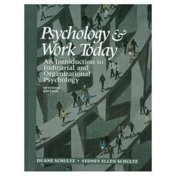 Psychology and Work Today 9780136364658