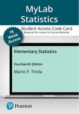 MyLab Statistics with Pearson EText -- Access Card -- for Elementary Statistics (18-Weeks) 9780136803102