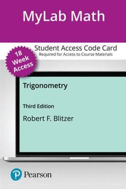 MyLab Math with Pearson EText for Trigonometry -- Access Card (18-Weeks) 9780137316441
