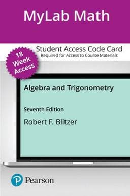 MyLab Math with Pearson EText -- Access Card (18-Wk) for Algebra and Trigonometry 9780137394050