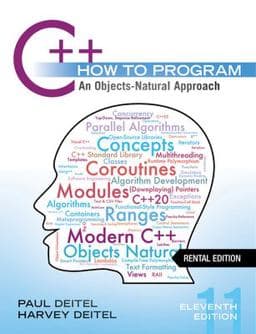 C++ How to Program 9780138092313