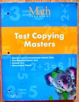 Test Copying Masters Gr1 Math 9780153111709